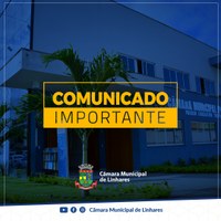 Câmara de Linhares altera data de ponto facultativo