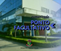 Câmara decreta ponto facultativo de fim de ano