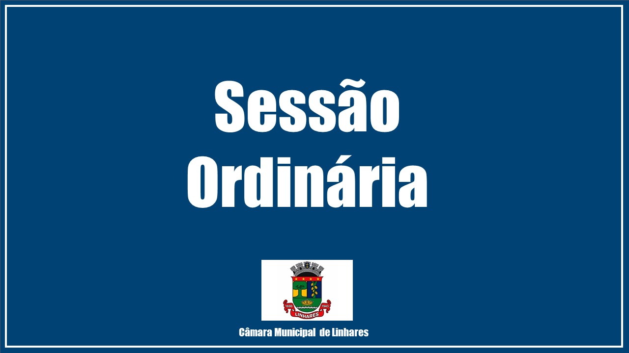 Câmara realiza Sessão Ordinária na quarta-feira (02/05)