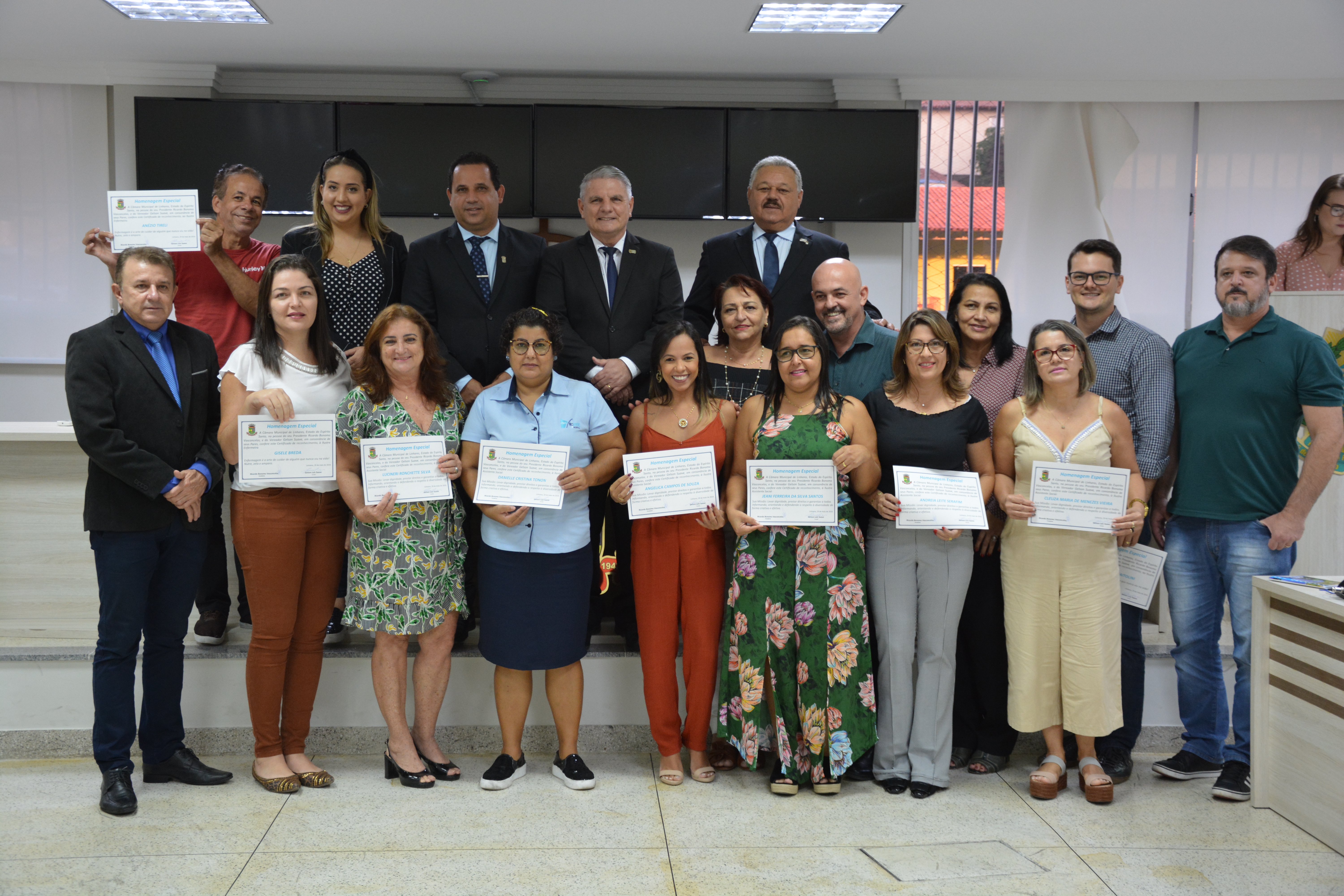 Câmara homenageia Enfermeiros e Assistentes Sociais