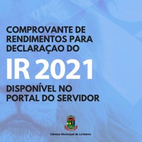 IR 2021: disponível comprovante de rendimentos no portal do servidor