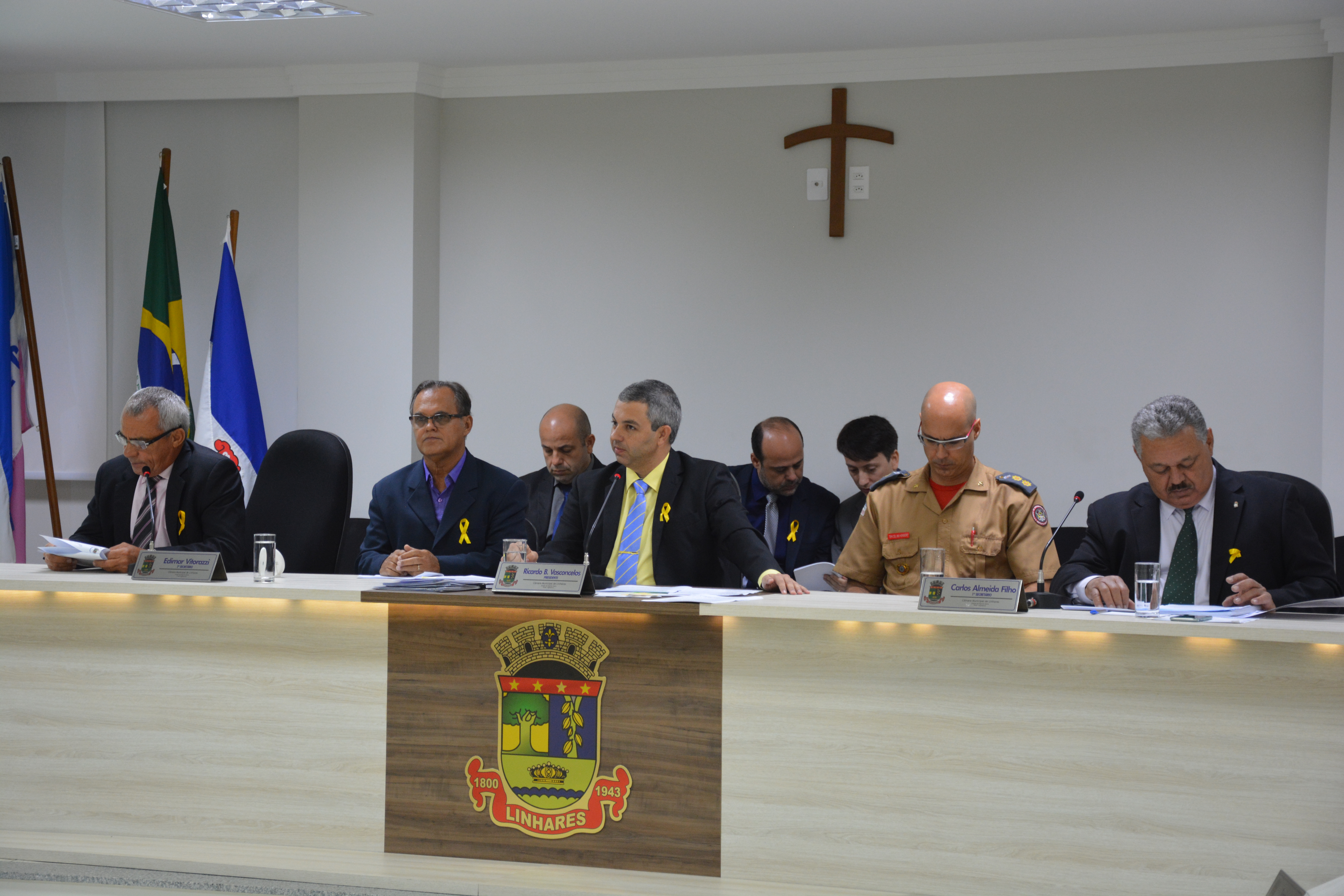 Maio Amarelo é apresentado em Sessão da Câmara de Linhares