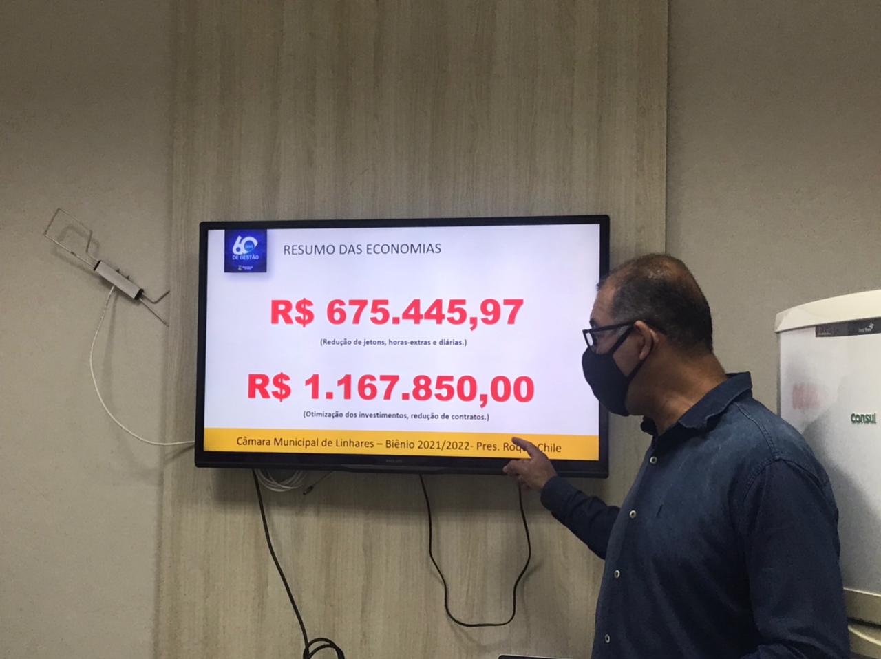 Nova forma de administrar a Câmara gera economia de quase R$ 2 milhões