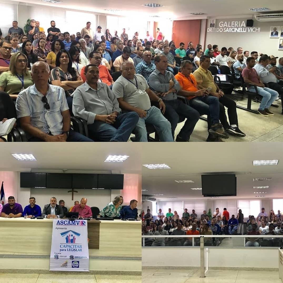 Programa de capacitação dos membros do Poder Legislativo Municipal tem aula inaugural na Câmara Municipal de Linhares