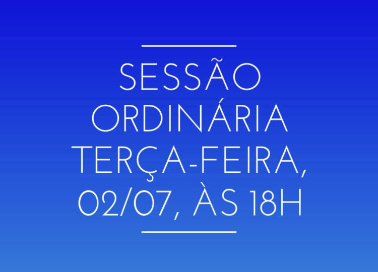 Sessão Ordinária