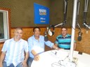 Vereadores dão entrevista em programa esportivo da Rádio Globo