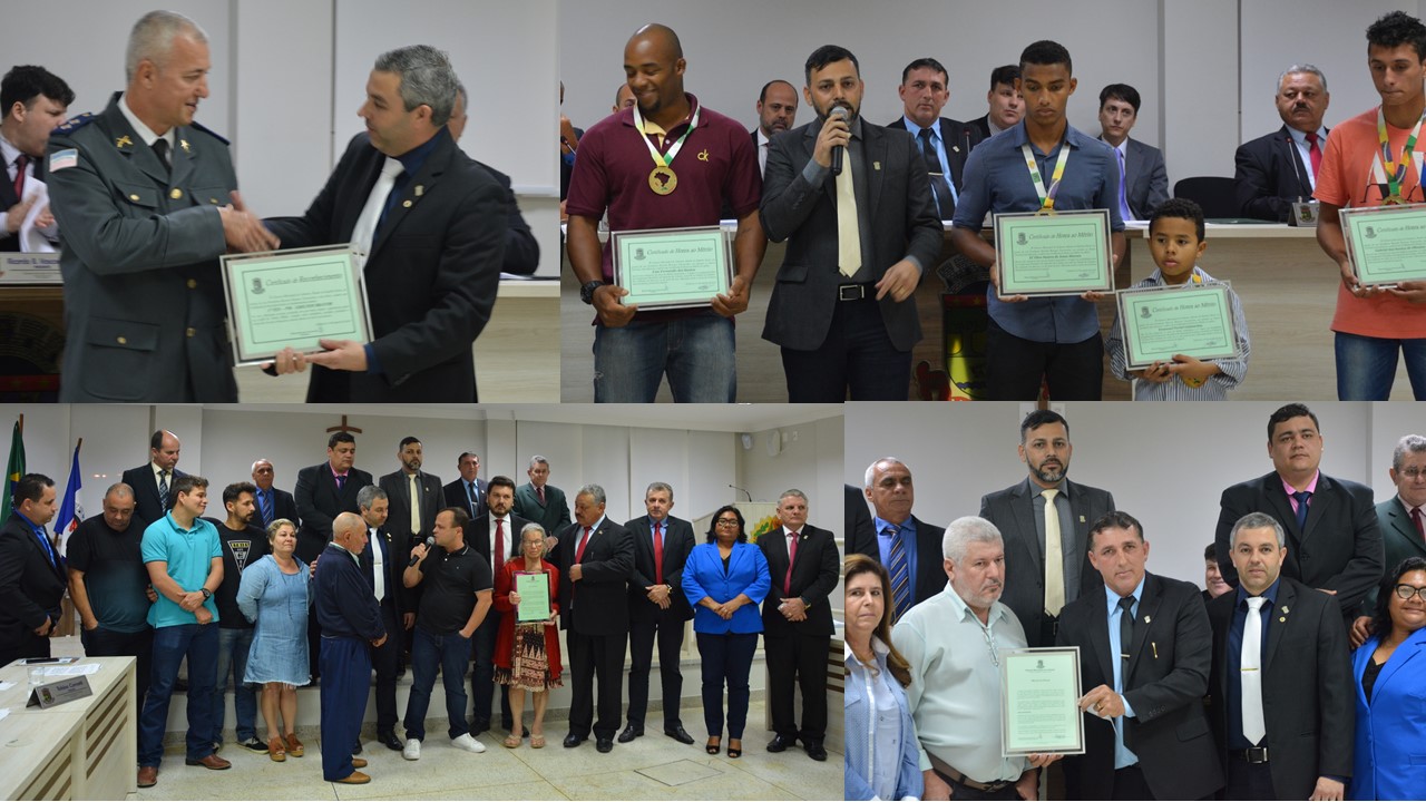 Vereadores prestam homenagens em Sessão Ordinária